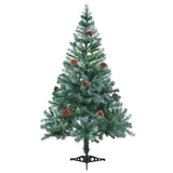 Albero di Natale artificiale Verde 150 cm PVC e Acciaio