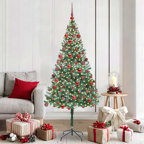 Albero di Natale artificiale Verde 180 cm PVC e Acciaio