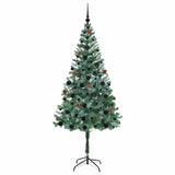Albero di Natale artificiale Verde 180 cm PVC e Acciaio
