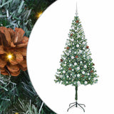 Albero di Natale artificiale Verde 180 cm PVC e Acciaio