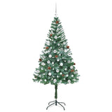 Albero di Natale artificiale Verde 180 cm PVC e Acciaio