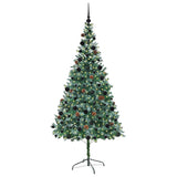 Albero di Natale artificiale Verde 210 cm PVC e Acciaio