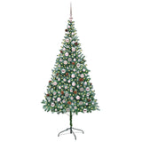 Albero di Natale artificiale Verde 210 cm PVC e Acciaio