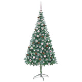 Albero di Natale artificiale Verde 210 cm PVC e Acciaio