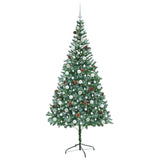Albero di Natale artificiale Verde 210 cm PVC e Acciaio