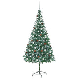 Albero di Natale artificiale Verde 210 cm PVC e Acciaio