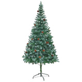 Albero di Natale artificiale Verde 210 cm PVC e Acciaio