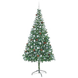 Albero di Natale artificiale Verde 210 cm PVC e Acciaio