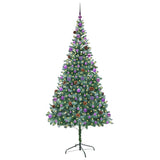 Albero di Natale artificiale Verde 210 cm PVC e Acciaio