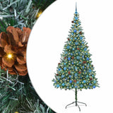 Albero di Natale artificiale Verde 210 cm PVC e Acciaio