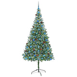 Albero di Natale artificiale Verde 210 cm PVC e Acciaio
