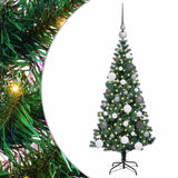 Albero di Natale artificiale con luci integrate Verde 120 cm