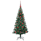 Albero di Natale artificiale con luci integrate Verde 120 cm
