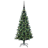 Albero di Natale artificiale con luci integrate Verde 120 cm