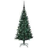 Albero di Natale artificiale con luci integrate Verde 120 cm