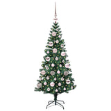 Albero di Natale artificiale con luci integrate Verde 120 cm