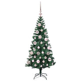 Albero di Natale artificiale con luci integrate Verde 120 cm