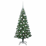 Albero di Natale artificiale con luci integrate Verde 120 cm
