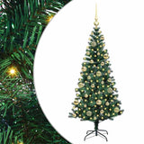 Albero di Natale artificiale con luci integrate Verde 120 cm