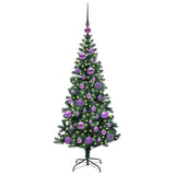 Albero di Natale artificiale con luci integrate Verde 120 cm