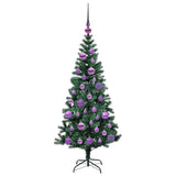 Albero di Natale artificiale con luci integrate Verde 120 cm