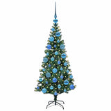 Albero di Natale artificiale con luci integrate Verde 120 cm