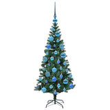 Albero di Natale artificiale con luci integrate Verde 120 cm