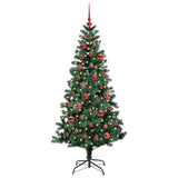 Albero di Natale artificiale con luci integrate Verde 150 cm
