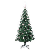 Albero di Natale artificiale con luci integrate Verde 150 cm