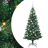 Albero di Natale artificiale con luci integrate Verde 150 cm