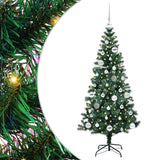 Albero di Natale artificiale con luci integrate Verde 150 cm