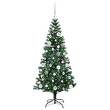 Albero di Natale artificiale con luci integrate Verde 150 cm