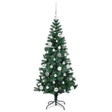 Albero di Natale artificiale con luci integrate Verde 150 cm