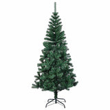 Albero di Natale artificiale con luci integrate Verde 150 cm