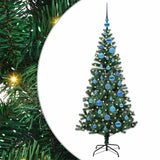 Albero di Natale artificiale con luci integrate Verde 150 cm