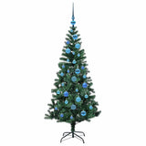 Albero di Natale artificiale con luci integrate Verde 150 cm