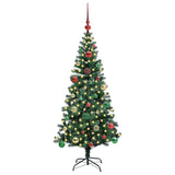 Albero di Natale artificiale con luci integrate Verde 150 cm