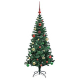 Albero di Natale artificiale con luci integrate Verde 150 cm