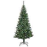 Albero di Natale artificiale con luci integrate Verde 180 cm