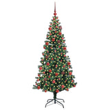 Albero di Natale artificiale con luci integrate Verde 180 cm