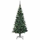 Albero di Natale artificiale con luci integrate Verde 180 cm