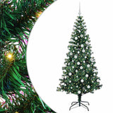 Albero di Natale artificiale con luci integrate Verde 180 cm