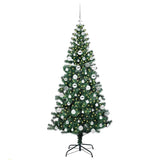 Albero di Natale artificiale con luci integrate Verde 180 cm