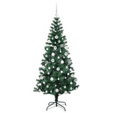 Albero di Natale artificiale con luci integrate Verde 180 cm