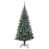 Albero di Natale artificiale con luci integrate Verde 180 cm