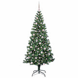 Albero di Natale artificiale con luci integrate Verde 210 cm