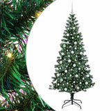 Albero di Natale artificiale con luci integrate Verde 210 cm