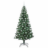 Albero di Natale artificiale con luci integrate Verde 210 cm