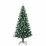 Albero di Natale artificiale con luci integrate Verde 210 cm