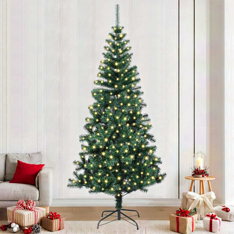 Albero di Natale artificiale con luci integrate Verde 240 cm
